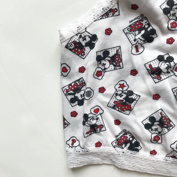 Vintage Disney Mickey Mouse crop tank top 10Y - Picture 3 of 6